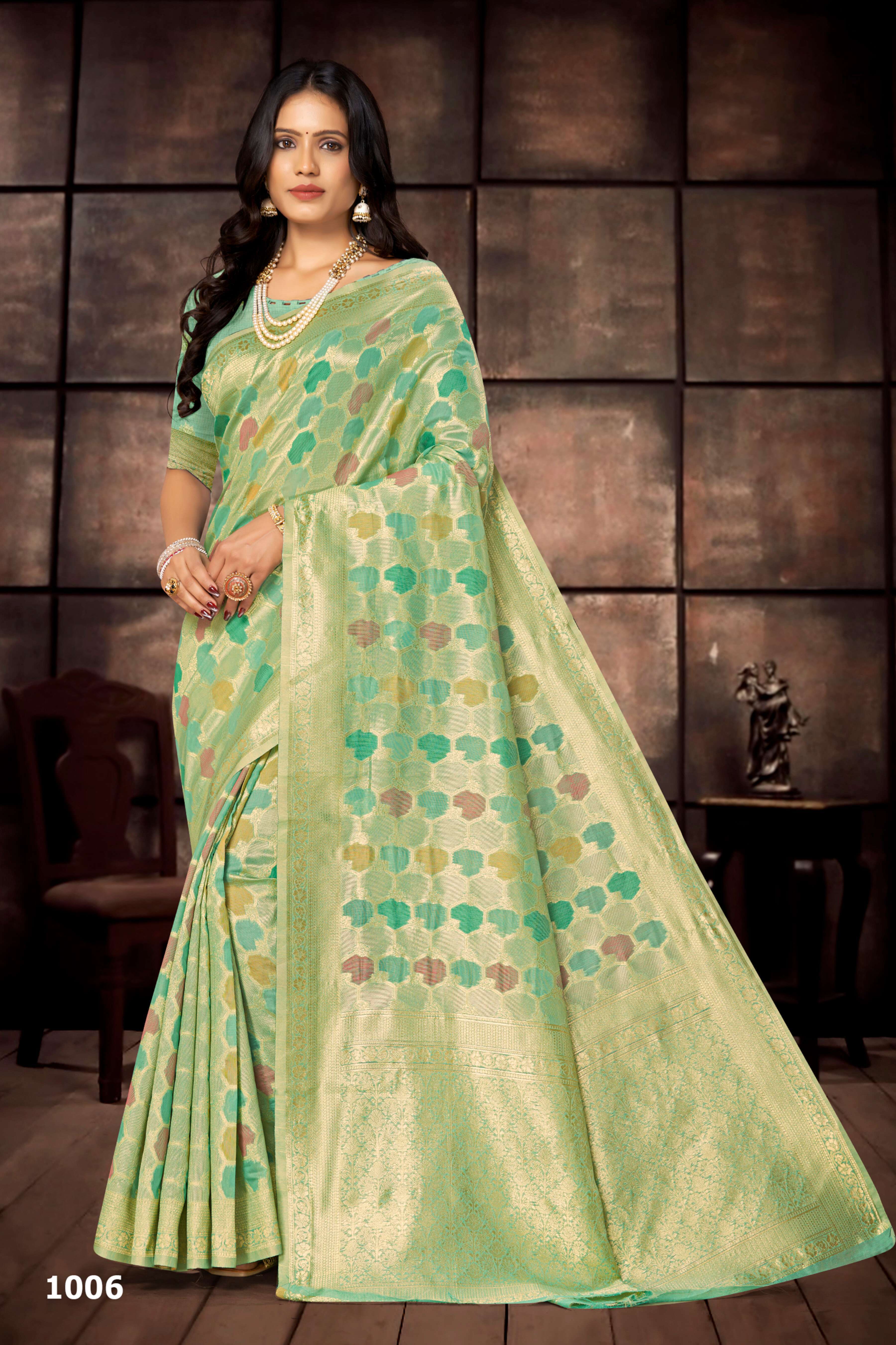 Saroj Fairlook vol.3 Soft cotton silk Buy wholesale sarees online in India