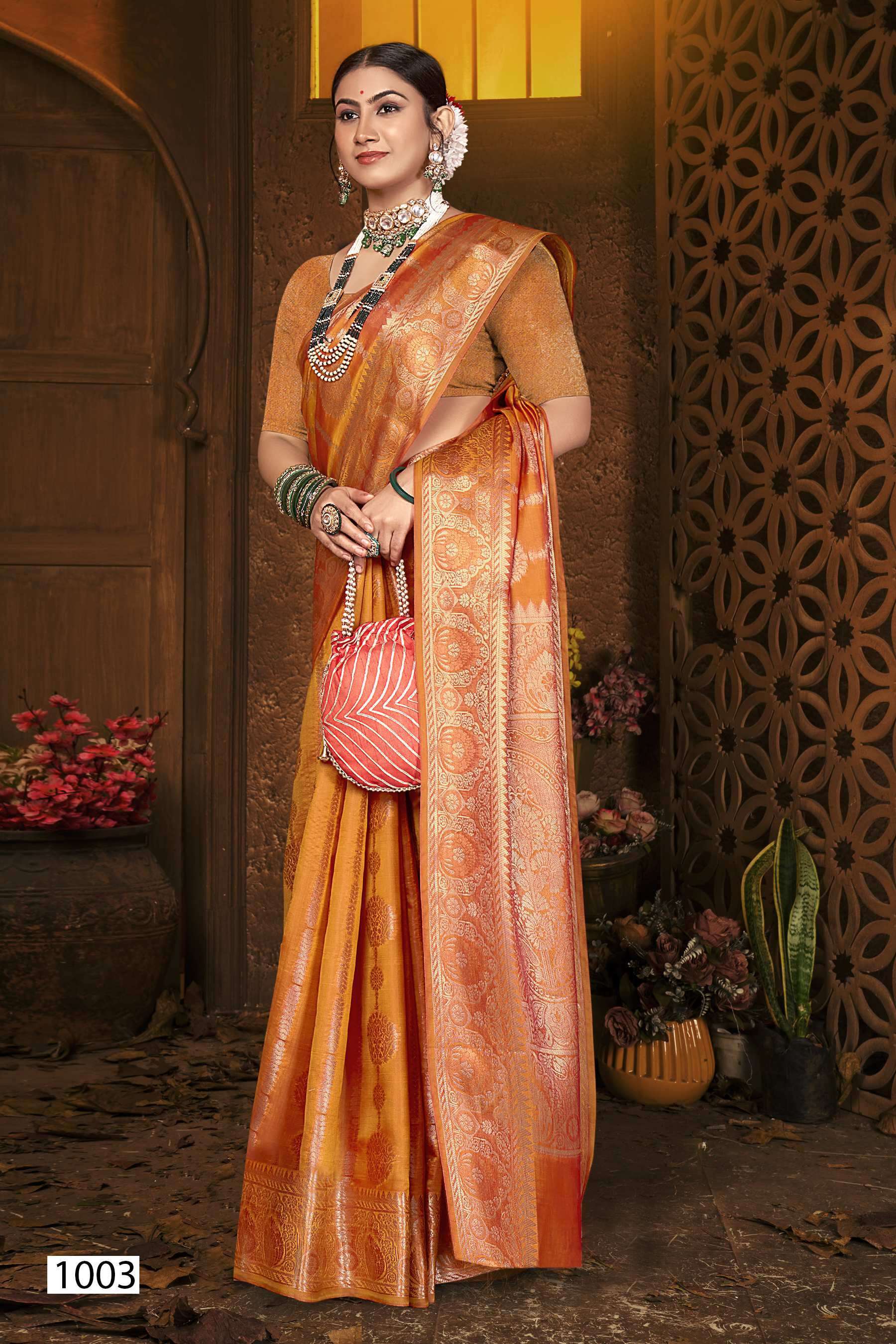 Saroj Fendi Vol - 1 Soft Organza Silk  Surat saree suppliers