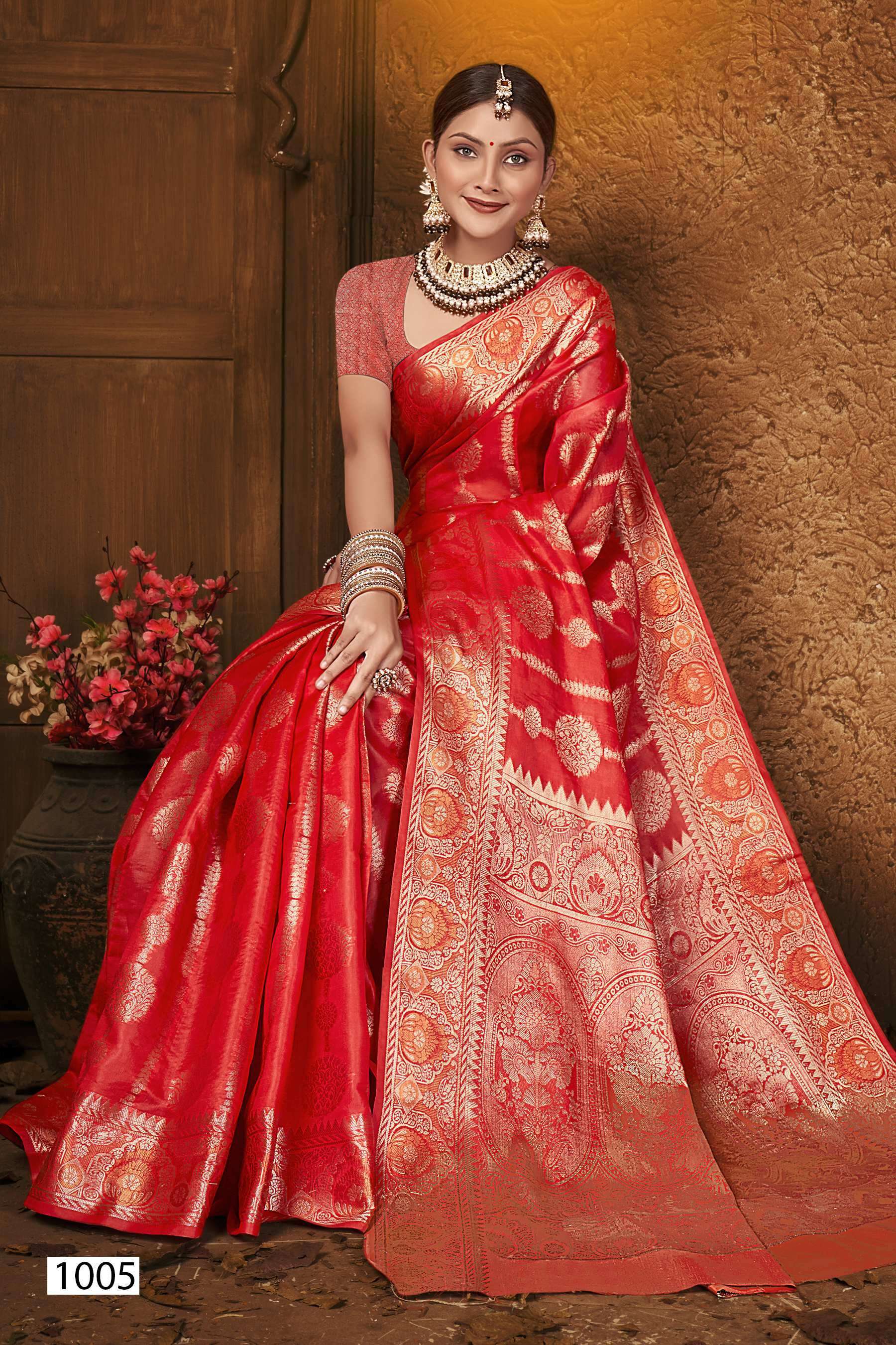 Saroj Fendi Vol - 1 Soft Organza Silk  Surat saree suppliers