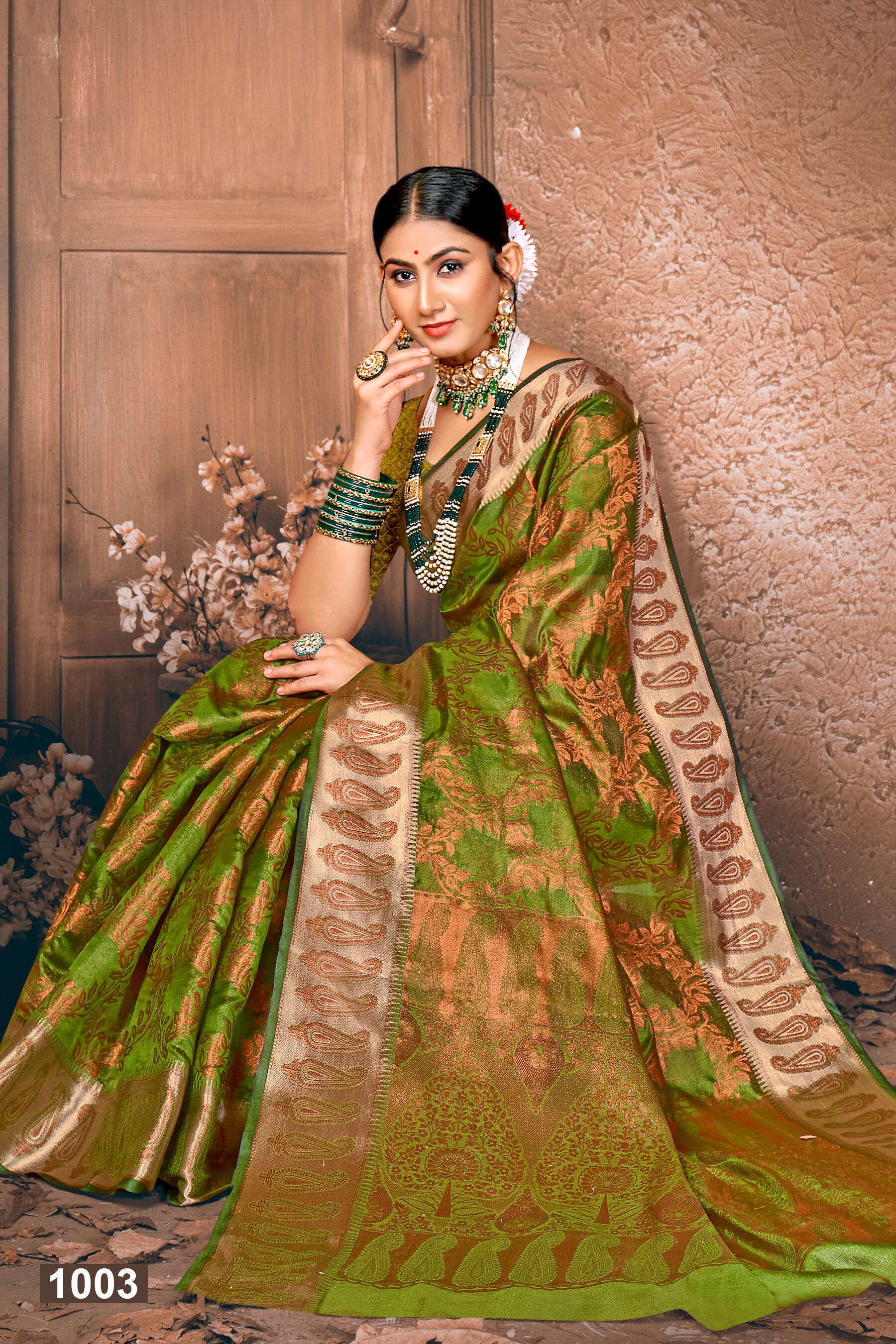 Saroj Fendi Vol 5 Soft Organza Silk Wholesale saree market