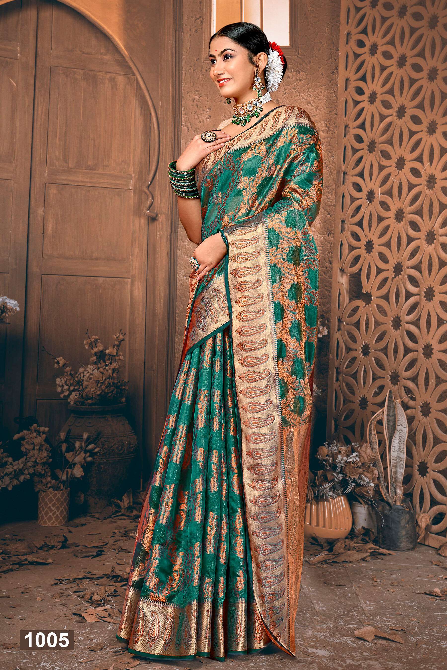 Saroj Fendi Vol - 5 Soft Organza Silk Wholesale saree market