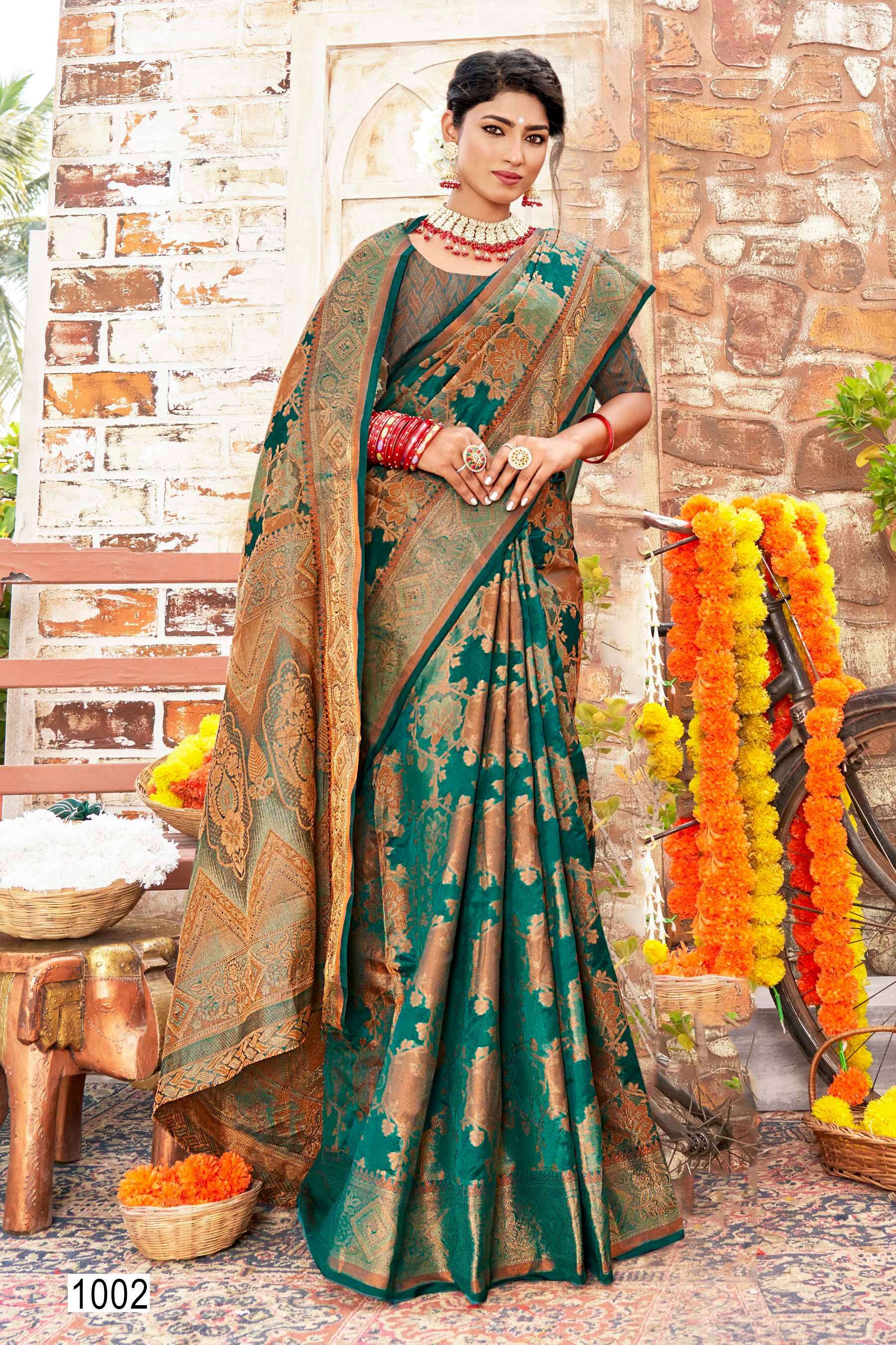 Saroj Jumka  Vol - 6 Soft organza Wholesale sarees online