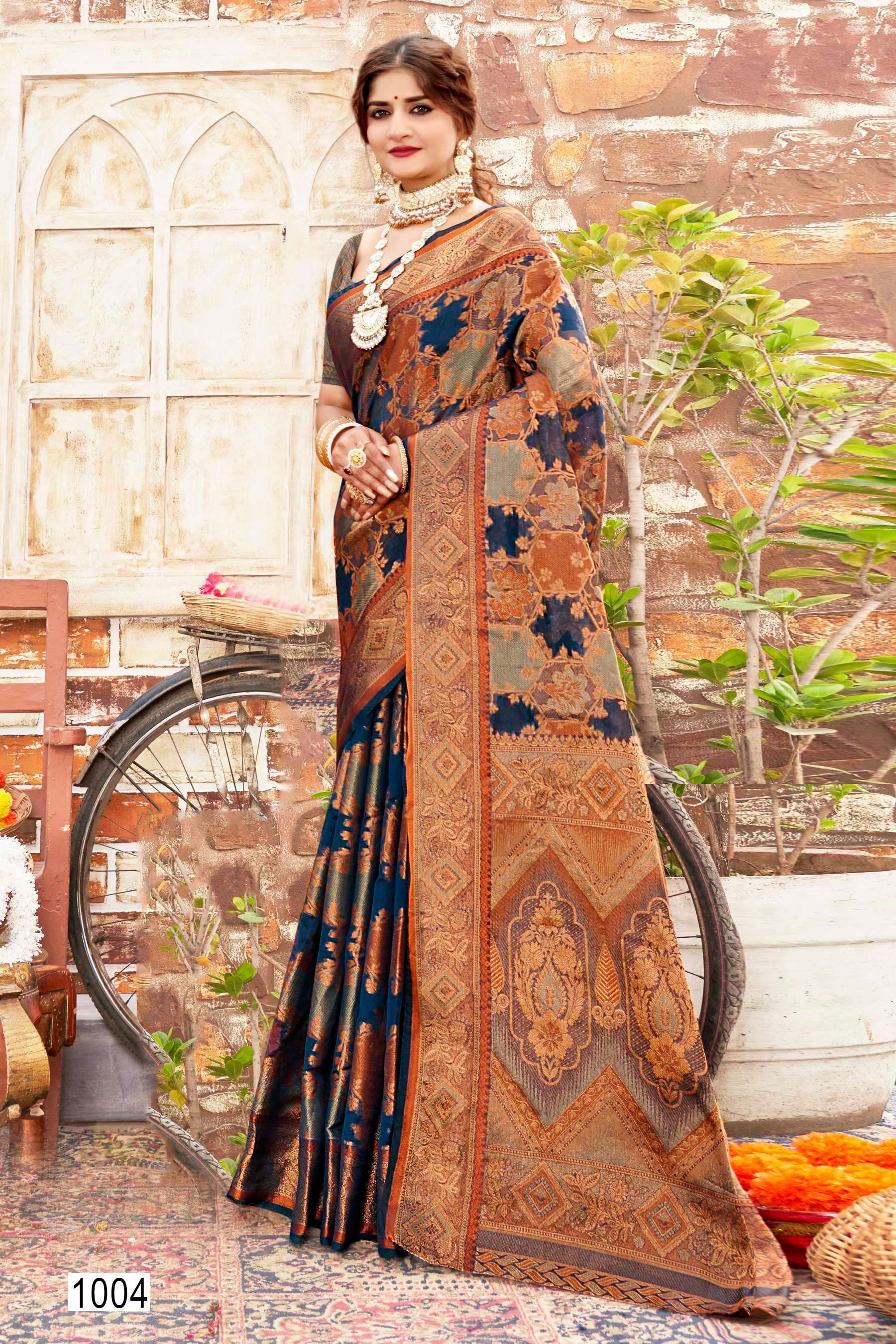 Saroj Jumka  Vol - 6 Soft organza Wholesale sarees online