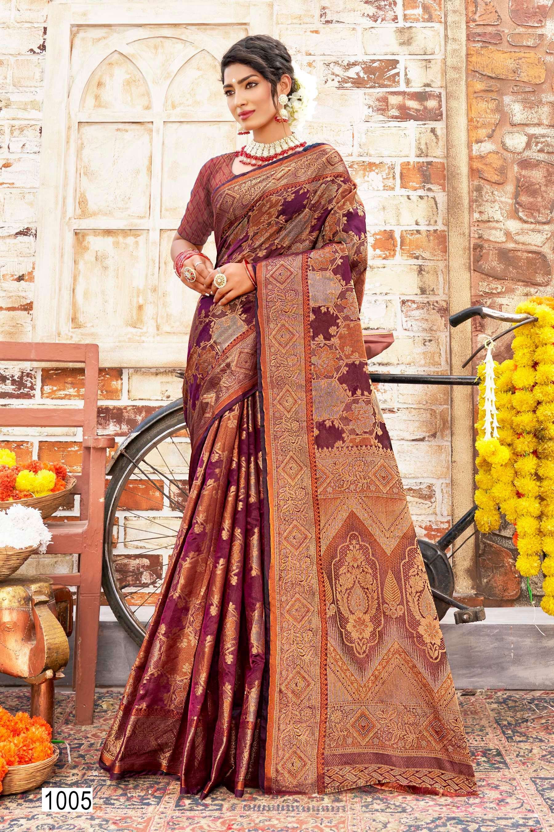 Saroj Jumka  Vol - 6 Soft organza Wholesale sarees online