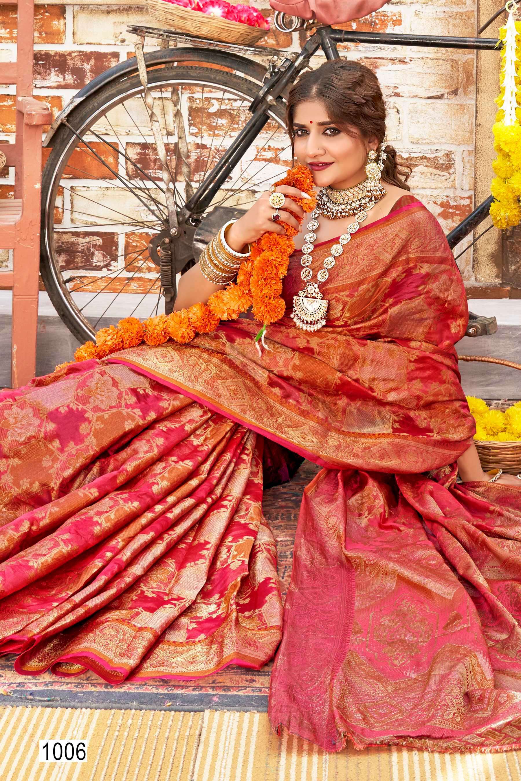 Saroj Jumka  Vol - 6 Soft organza Wholesale sarees online