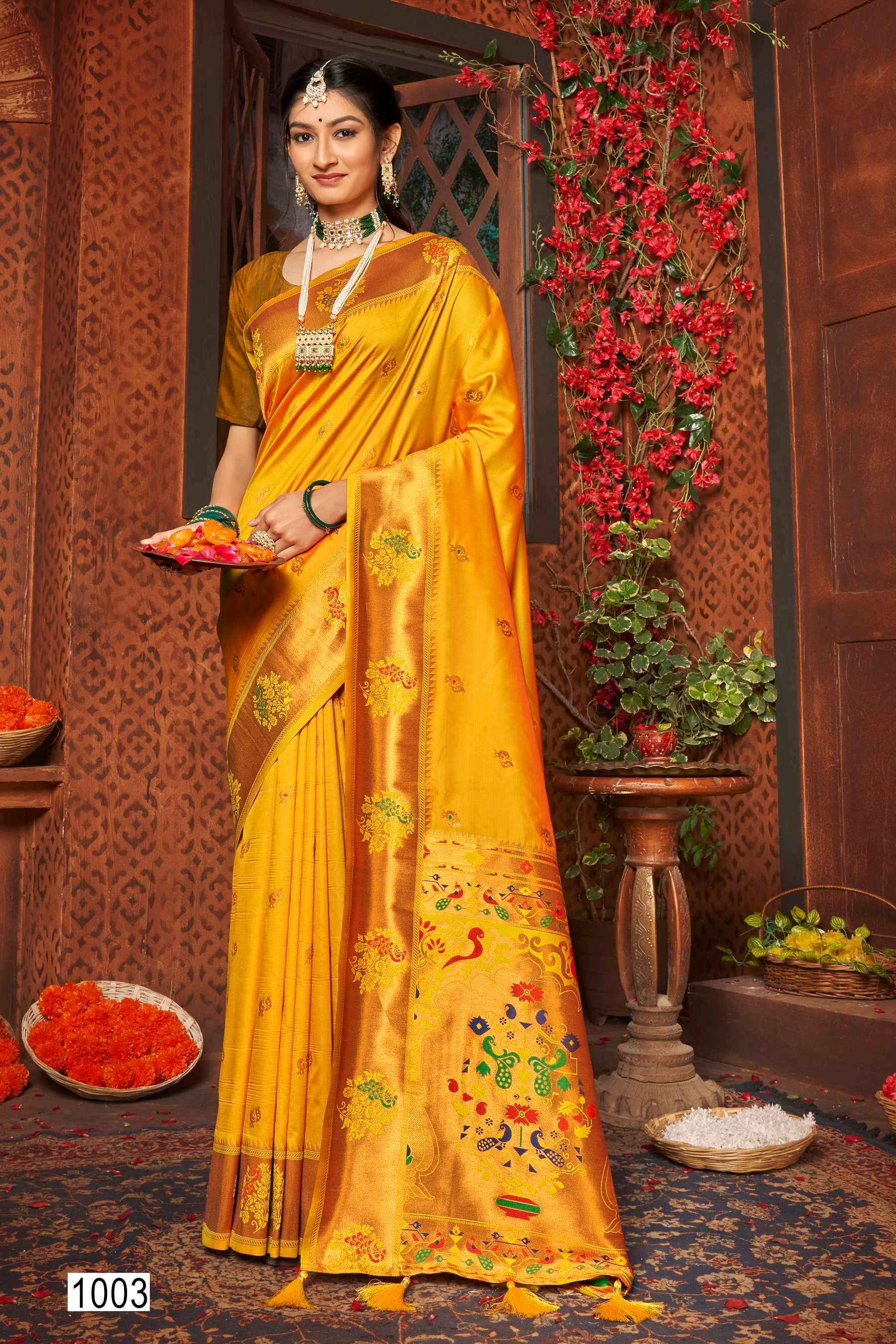 Saroj Paarvati vol.2 50*600 silk saree Wholesale saree market in Jaipur