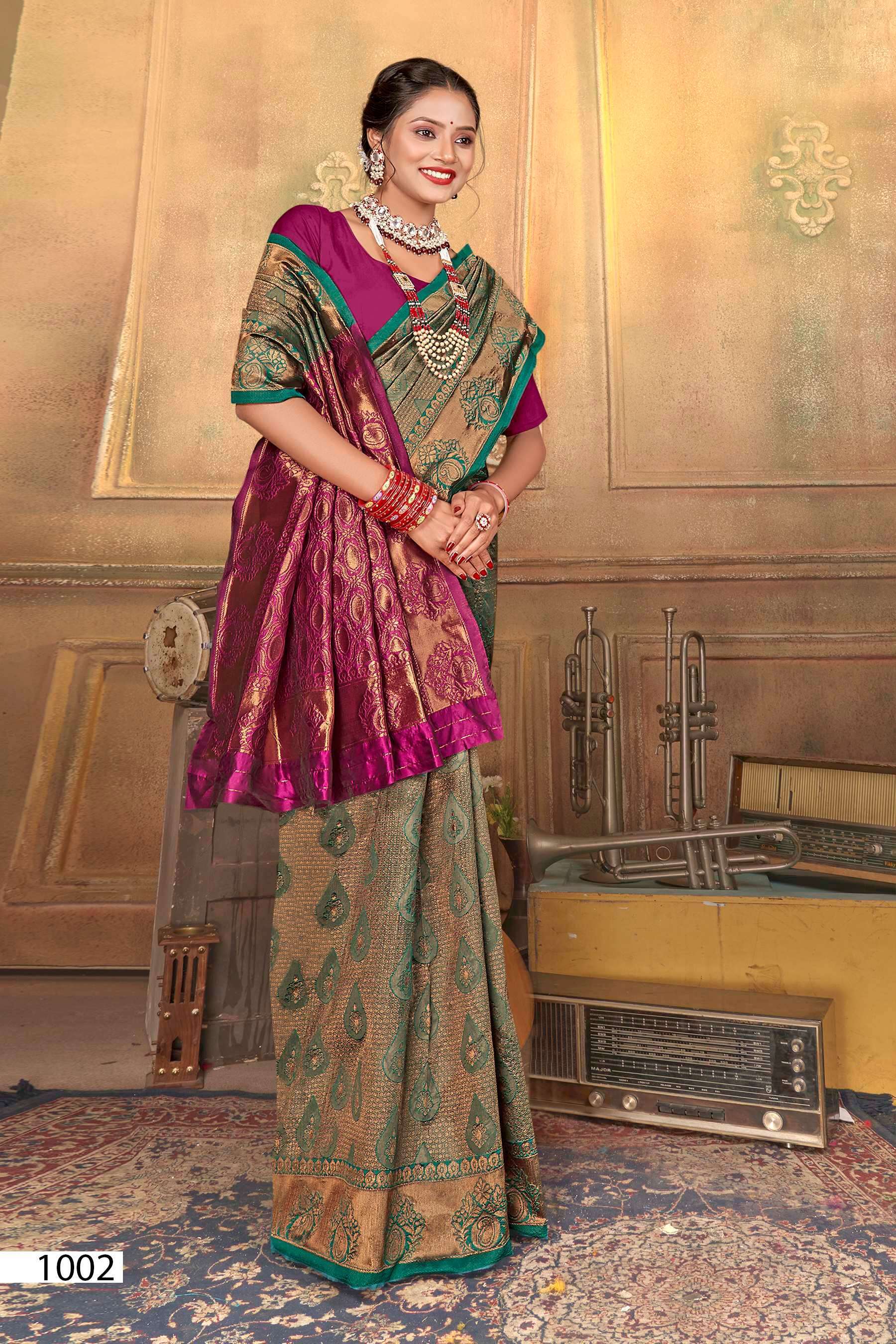 Saroj Sanjivini Vol - 3 Soft Silk Indian saree wholesale market