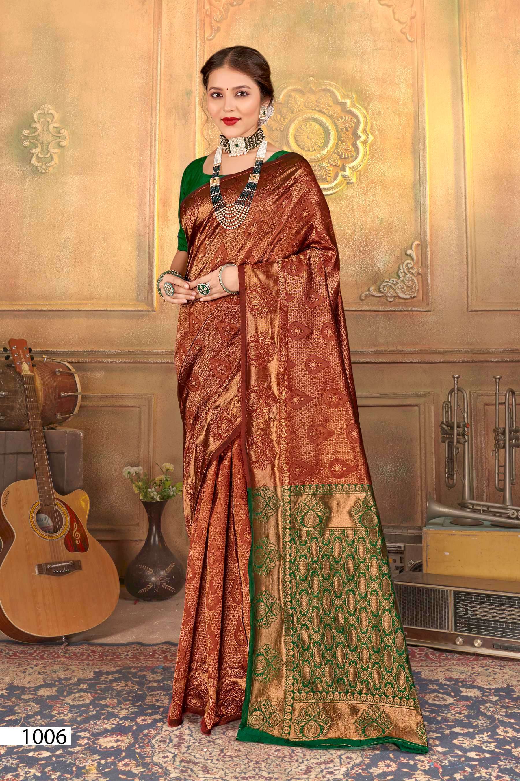 Saroj Sanjivini Vol - 3 Soft Silk Indian saree wholesale market