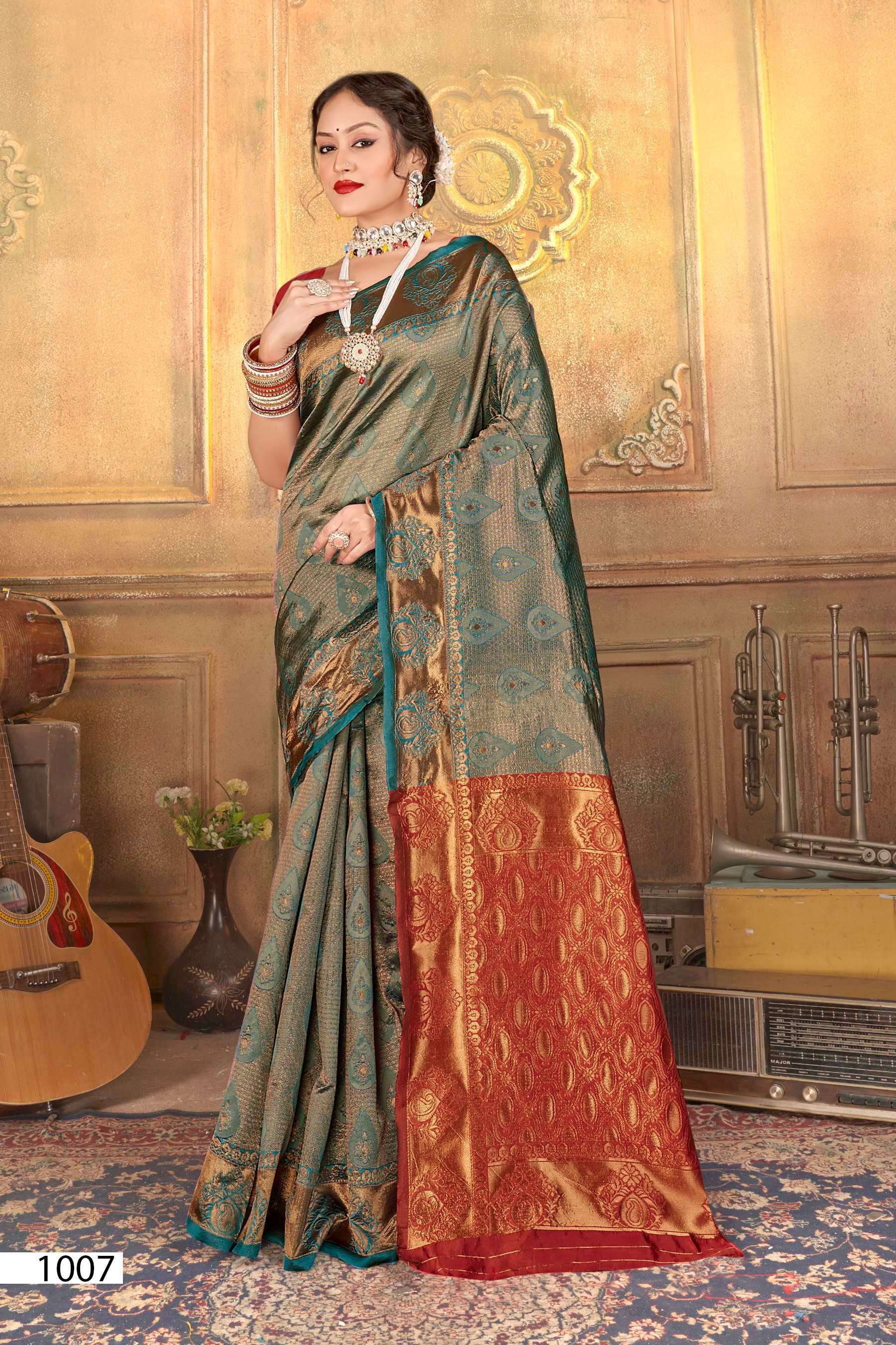 Saroj Sanjivini Vol - 3 Soft Silk Indian saree wholesale market