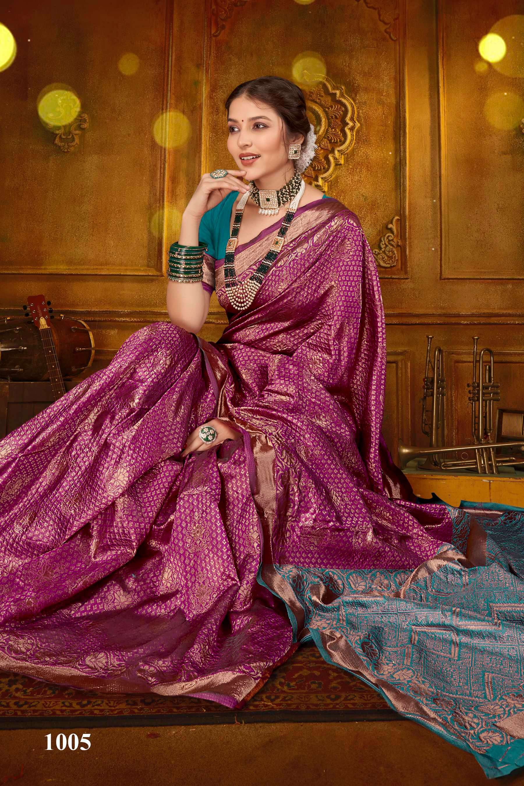 Saroj Sanjivini Vol - 4 Soft Silk Designer saree wholesale