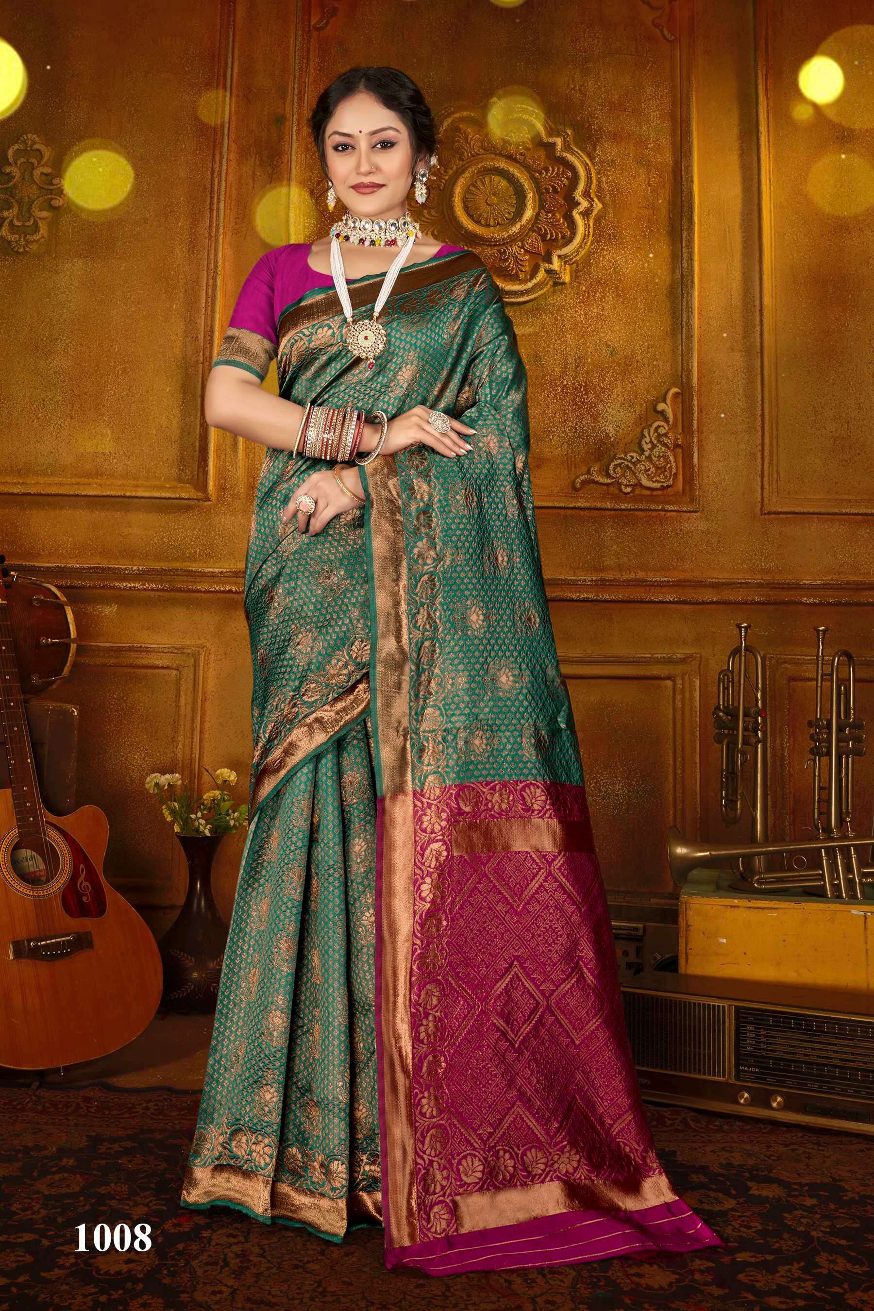 Saroj Sanjivini Vol - 4 Soft Silk Designer saree wholesale