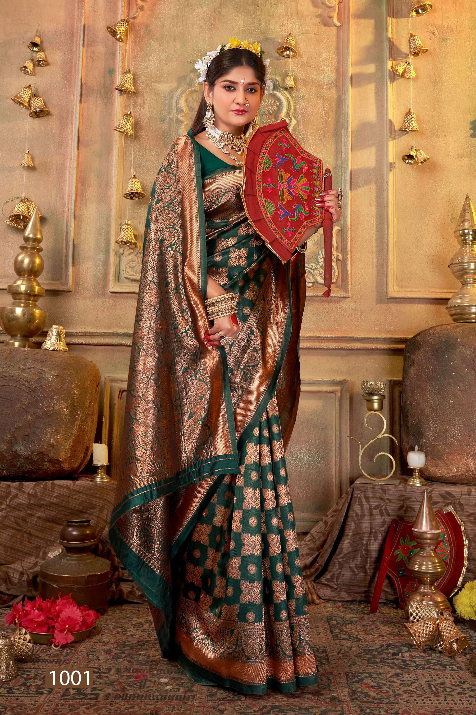 Saroj Shammiana Vol - 5 Soft Lichi Silk  Indian sarees wholesale