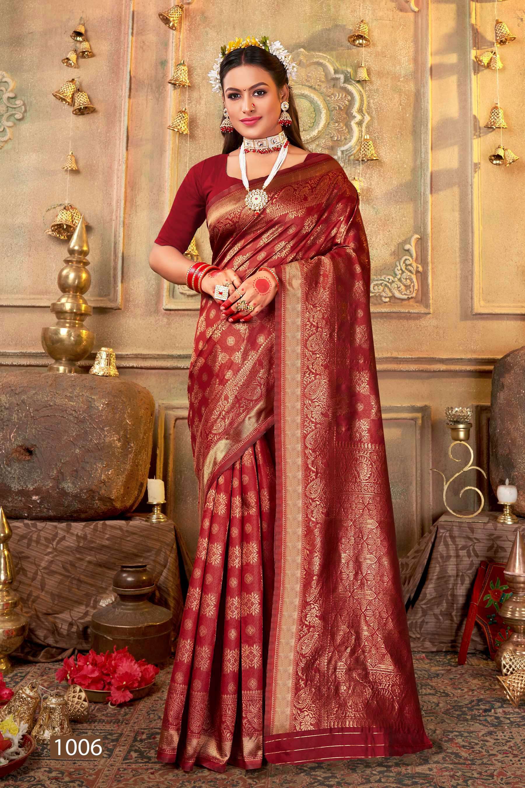 Saroj Shammiana Vol - 5 Soft Lichi Silk  Indian sarees wholesale