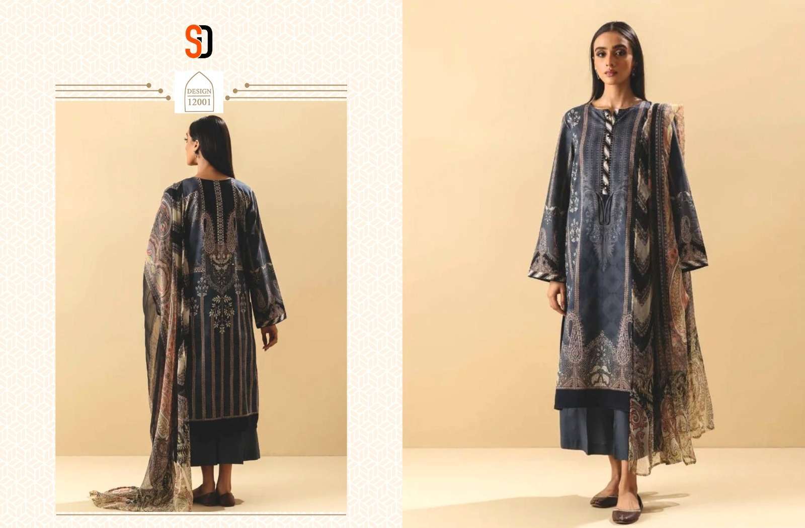 Shraddha Vintage Vol 12 Chiffon Dupatta Pakistani Suits  Surat wholesale designer salwar kameez