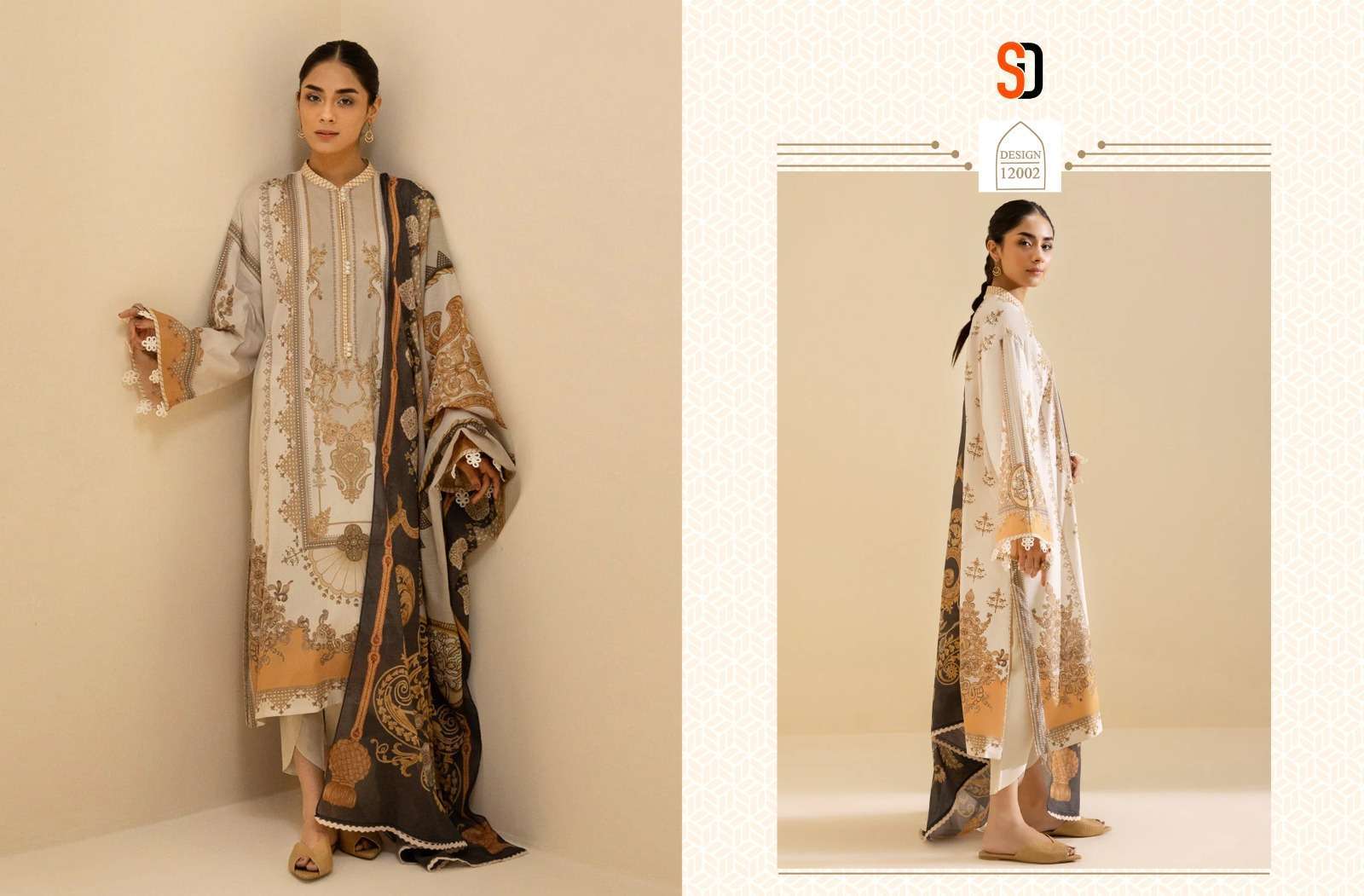 Shraddha Vintage Vol 12 Chiffon Dupatta Pakistani Suits  Surat wholesale designer salwar kameez