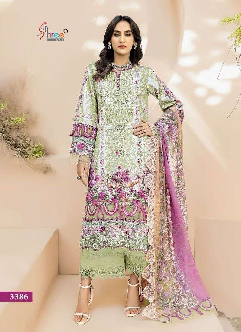 Shree Needle Wonder Vol 4 Chiffon Dupatta Salwar Suits Pakistani clothing wholesale