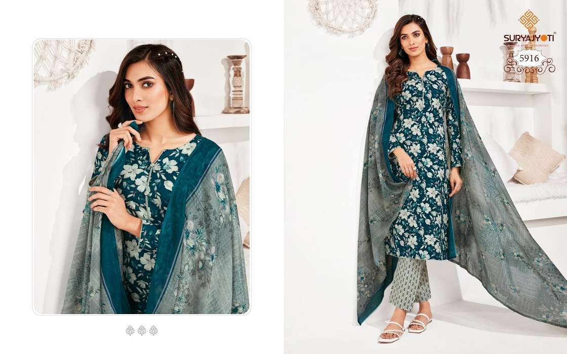 Suryajyoti Trendy Cotton Vol – 59 -Dress Material Women dress materials wholesale in Surat