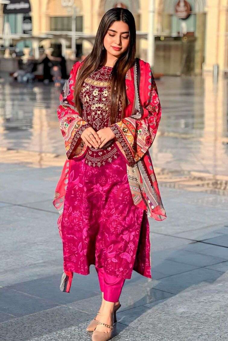Taj 455 & 456 Cotton Dupatta Pakistani Suits Bulk Salwar Kameez India