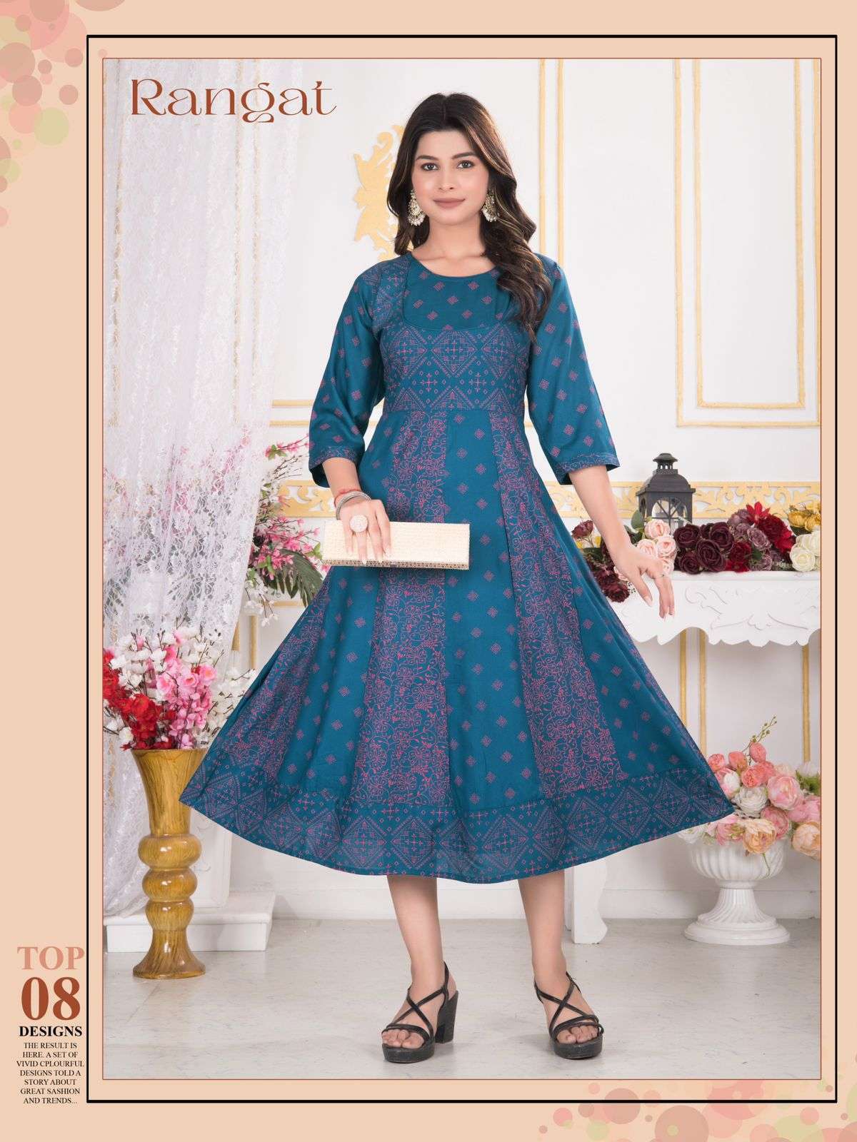 Emotions by next page party wear kurti wholesale rate | Umbrella kurti  design, Kurti designs party wear, New designer dresses