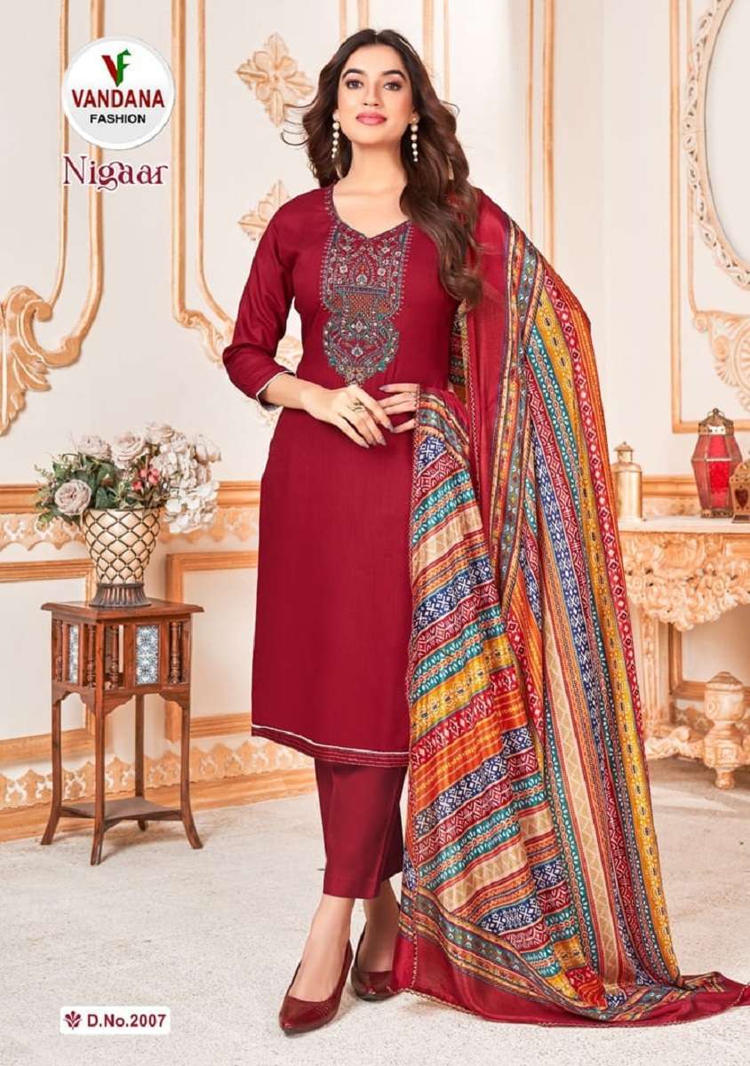 Vandana Nigaar Vol-2 -Dress Material designs for wholesale