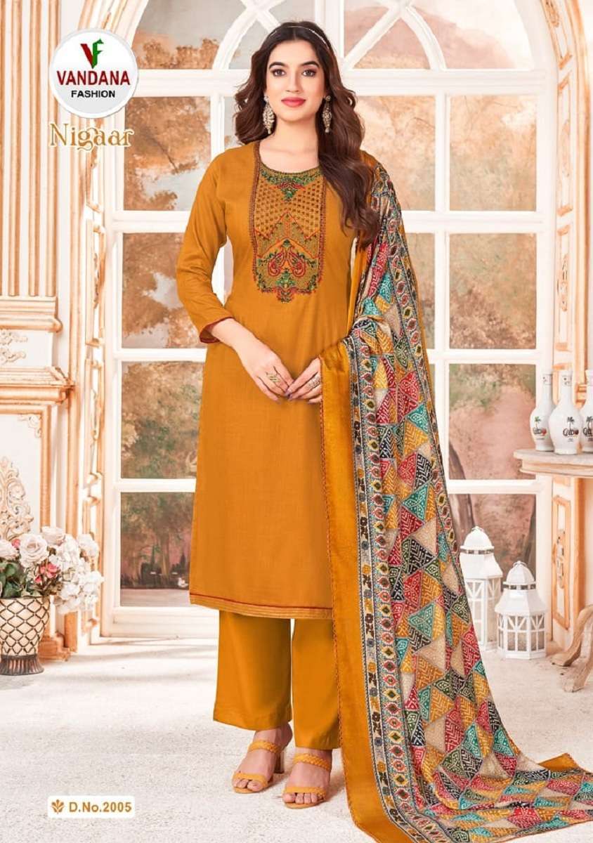 Vandana Nigaar Vol-2 -Dress Material designs for wholesale
