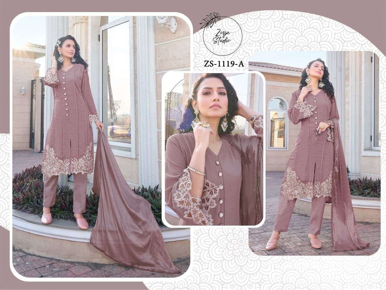 Zoya Studio 1119 Colours Designer  Pakistani salwar kameez