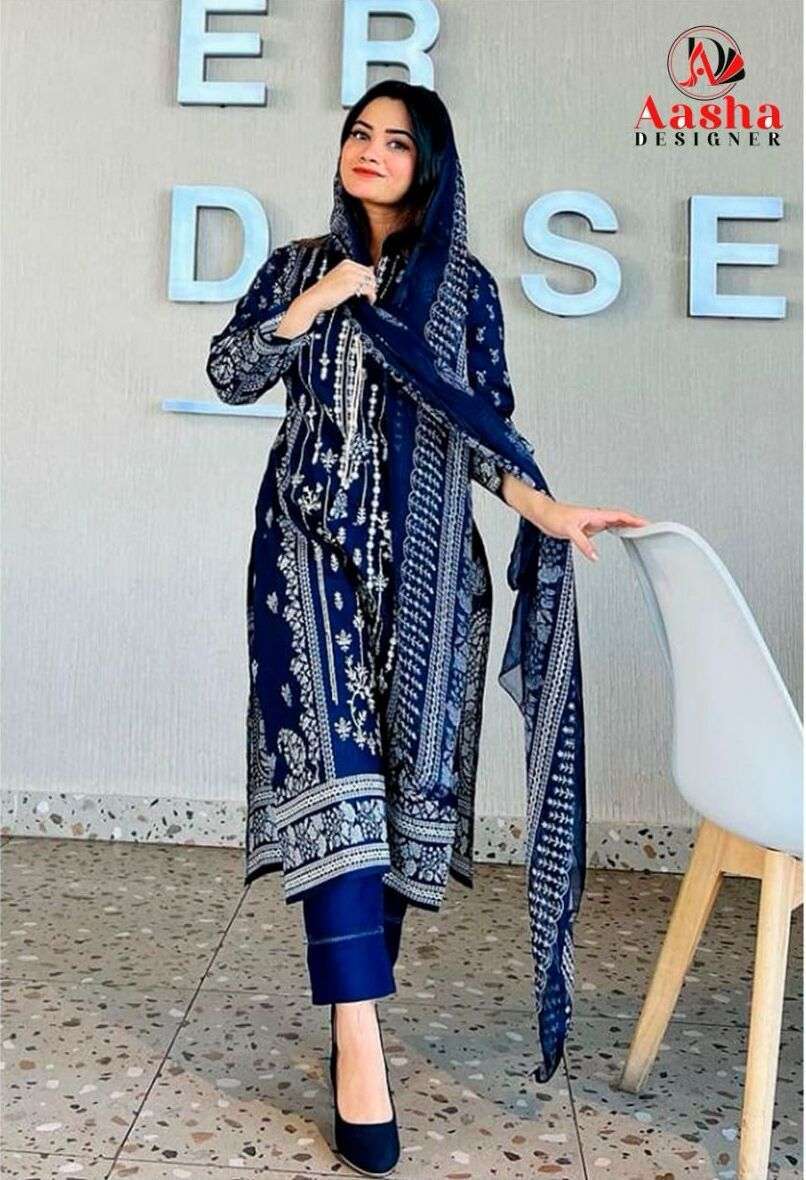 Aasha Harsha Vol 2 Chiffon Salwar kameez wholesale suppliers