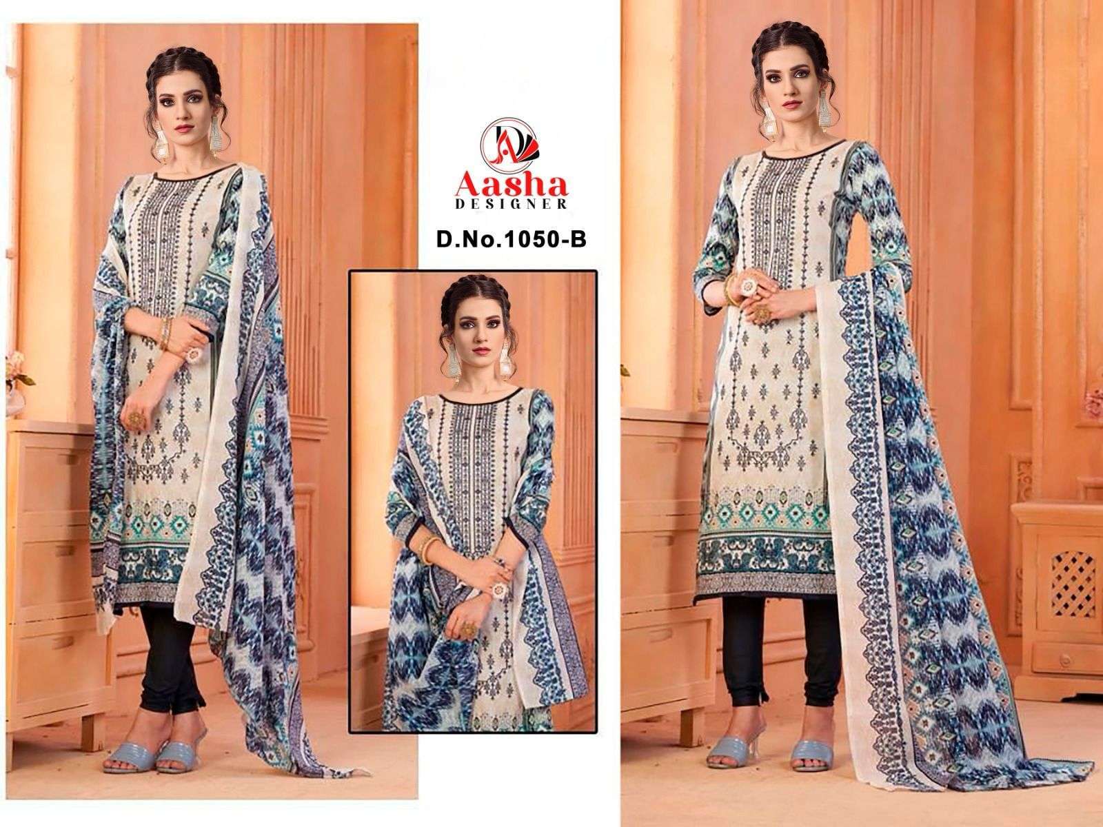 Aasha Harsha Vol 3 Cotton Dupatta Indian Salwar Kameez Wholesale in Gujarat