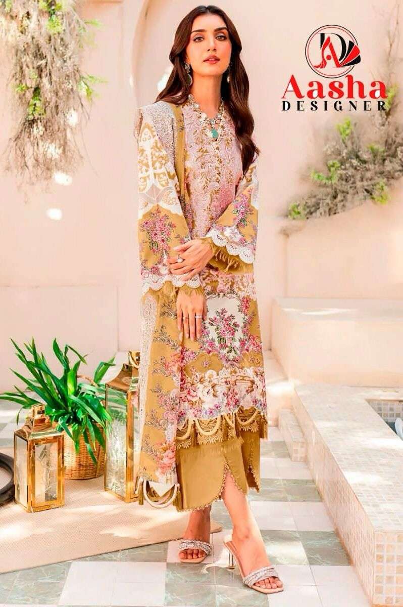 Aasha Needle Wonder Vol 3 Cotton Dupatta Surat Wholesale Market for Pakistani Dresses