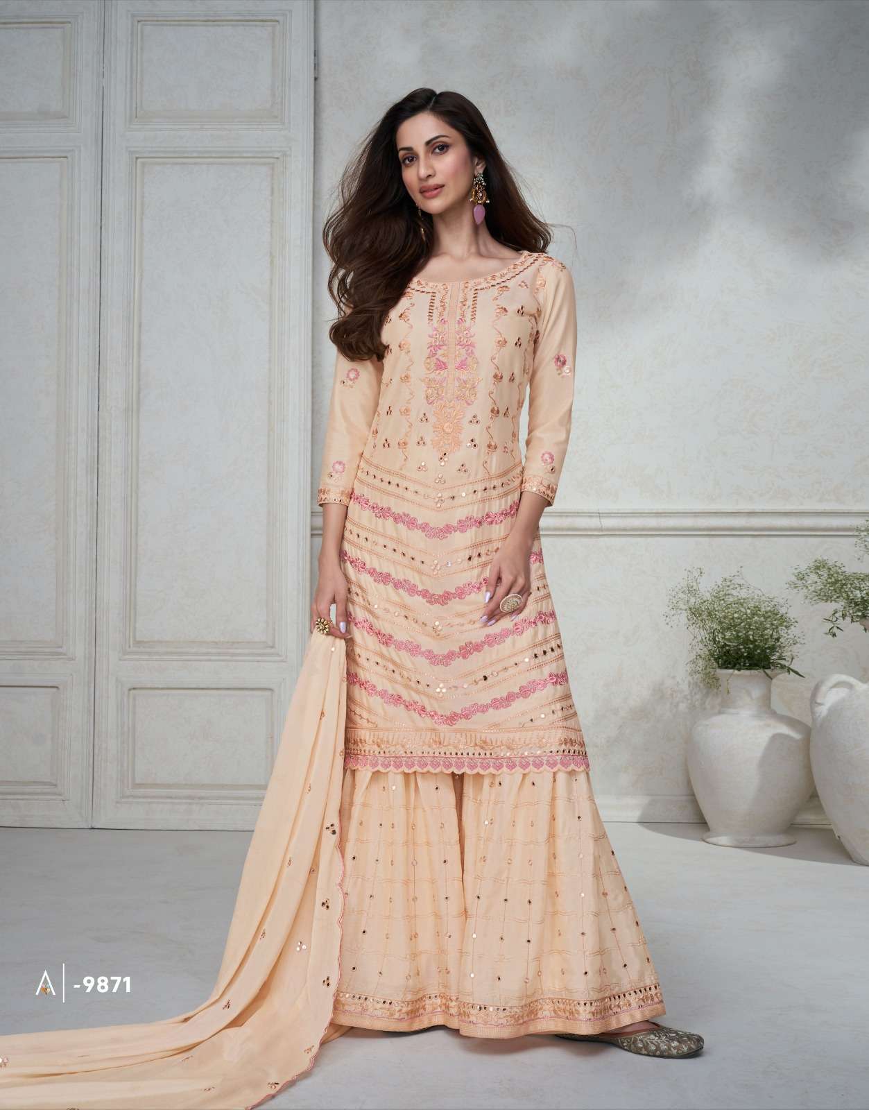 Aashirwad Gulkand Agha Noor Premium Silk Latest salwar kameez wholesale