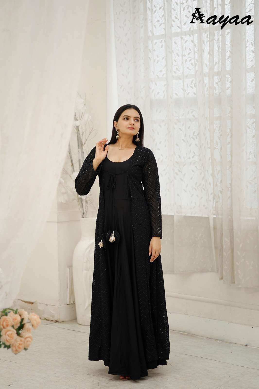Aayaa Vol 15 Gown Kurti manufacturer in Surat