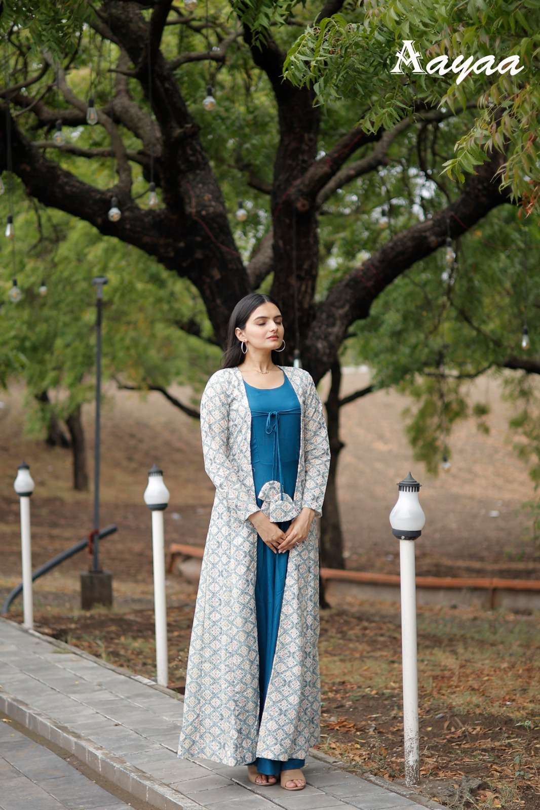 Aayaa Vol 15 Gown Kurti manufacturer in Surat