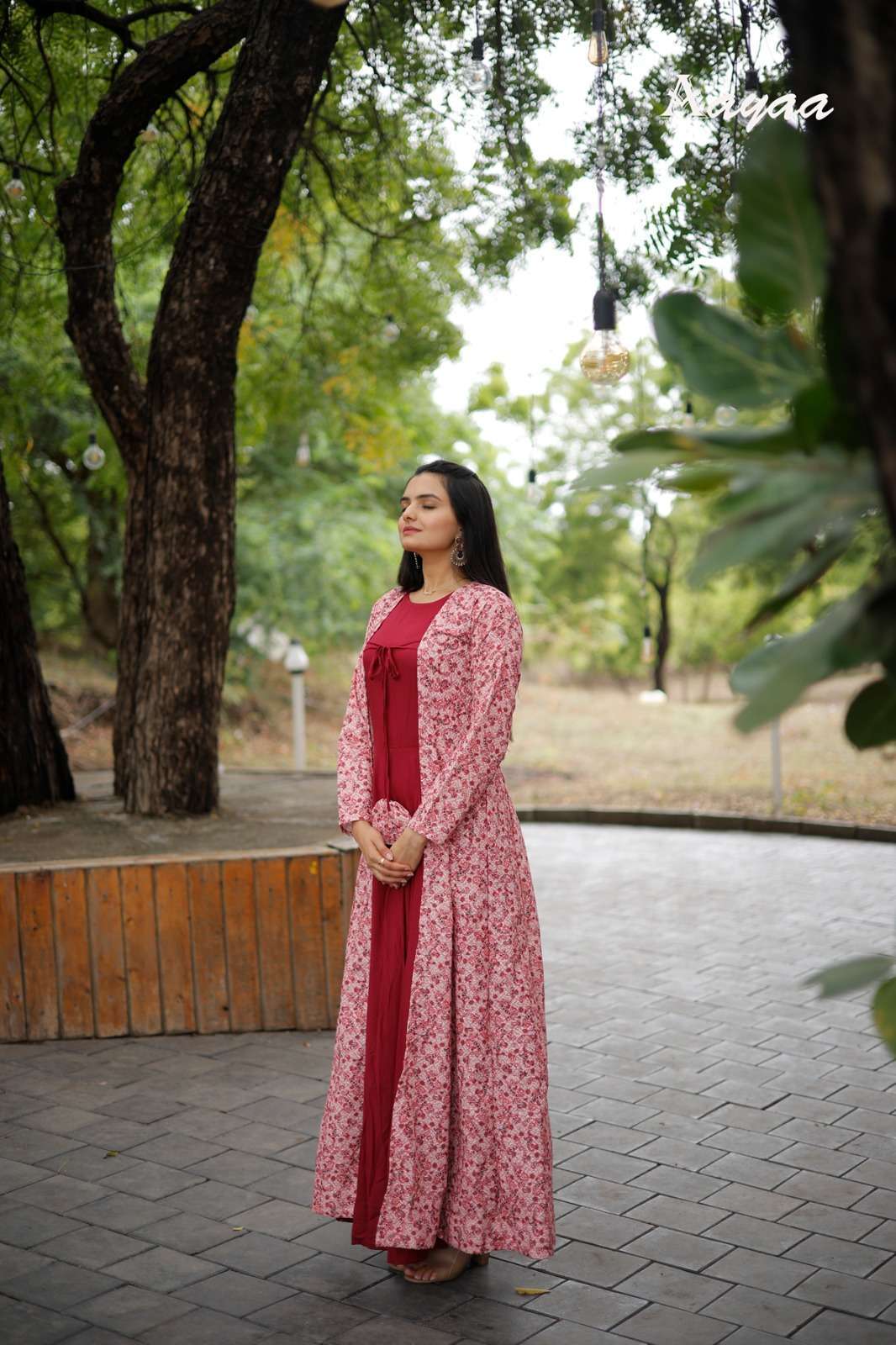 Aayaa Vol 15 Gown Kurti manufacturer in Surat