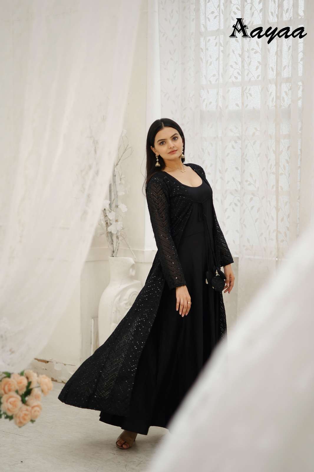 Aayaa Vol 15 Gown Kurti manufacturer in Surat