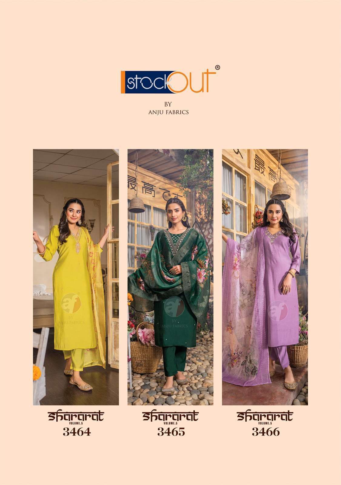 Anju Fabrics Shararat Vol - 5 Kurti Manufacturers in Gujarat