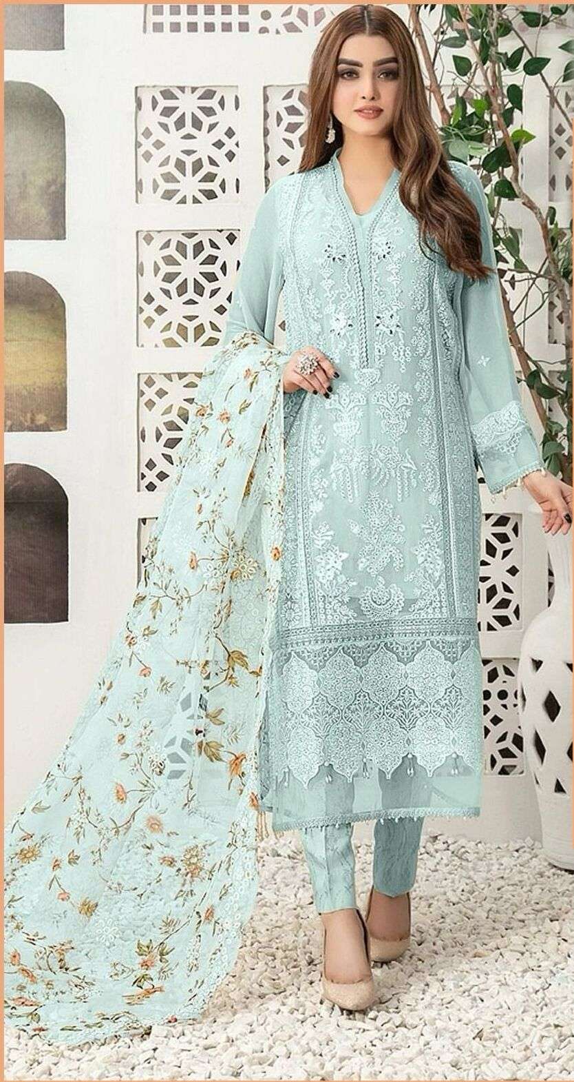 Bilqis B 21 Organza Discount salwar suits online