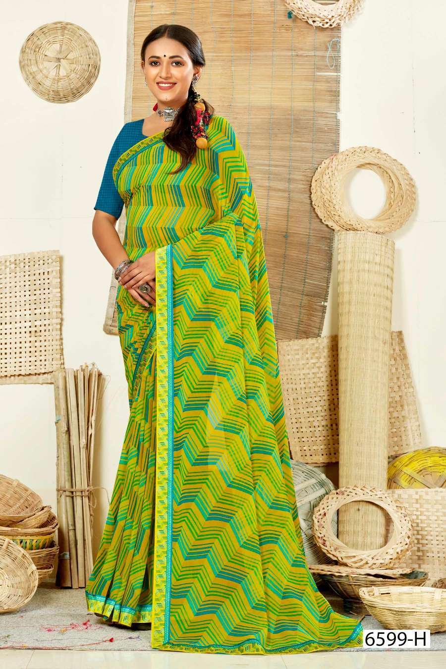 BYPASS 6599 INDER SILK MILLS  Wholesale saree price