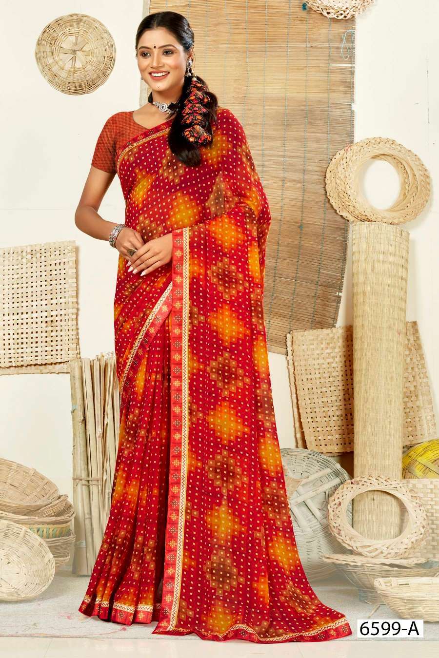 BYPASS 6599 INDER SILK MILLS  Wholesale saree price