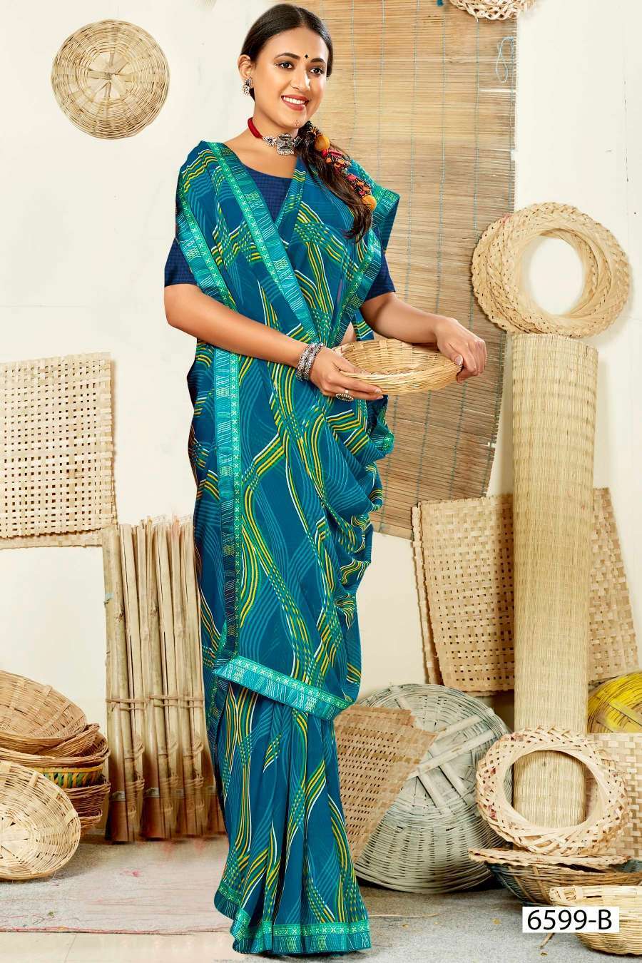 BYPASS 6599 INDER SILK MILLS  Wholesale saree price