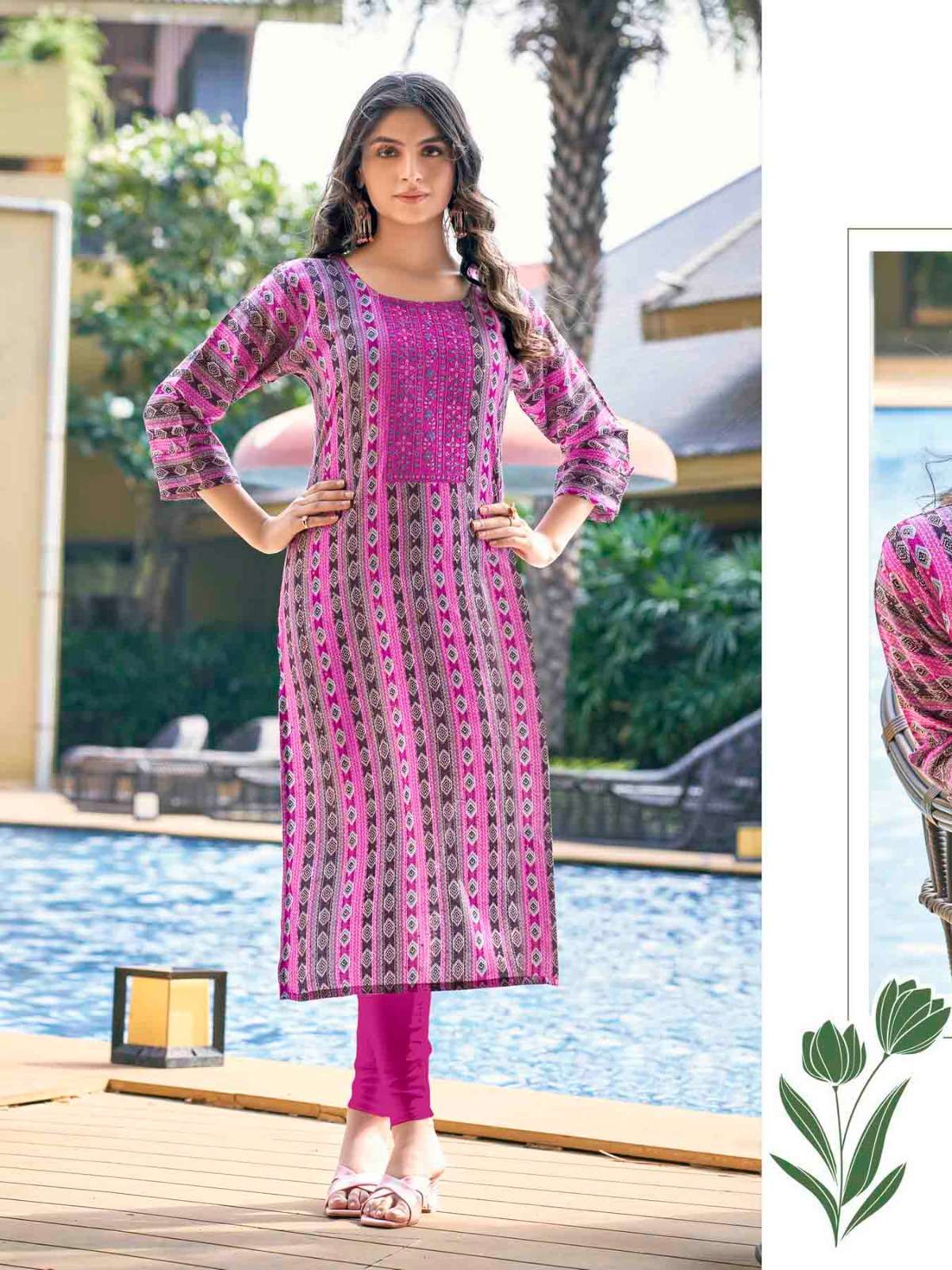 DIYA TRENDS COTTON CANDY VOL 3 STRAIGHT KURTIS MANUFACTURER 0 37 BEST  DISCOUNT SUPERB FANCY LATEST CATALOGUE 2023 - Rehmat Boutique