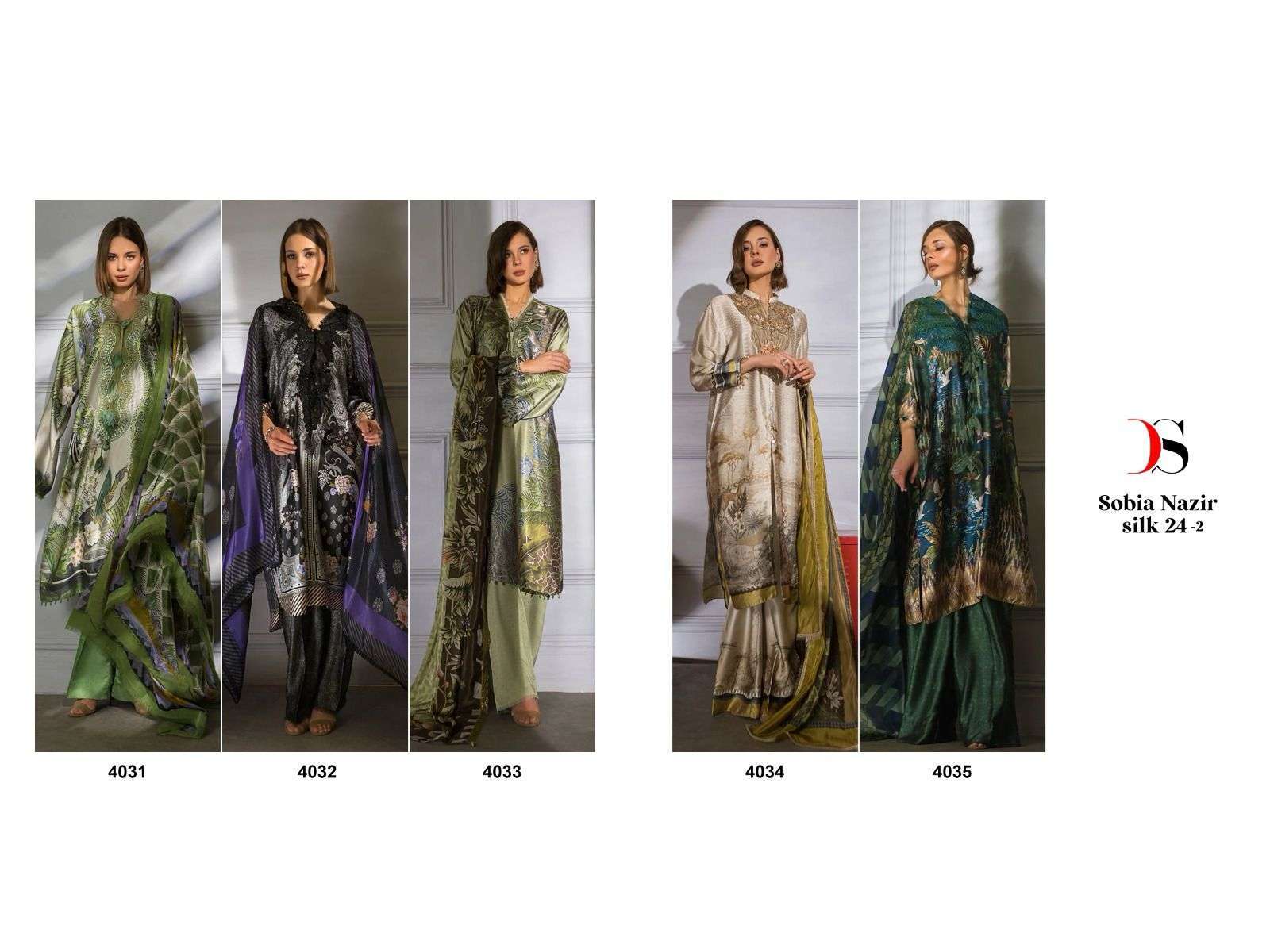 Deepsy Sobia Nazir Silk 24 Vol 2 Satin Silk Pakistani Salwar Kameez Wholesale in Surat