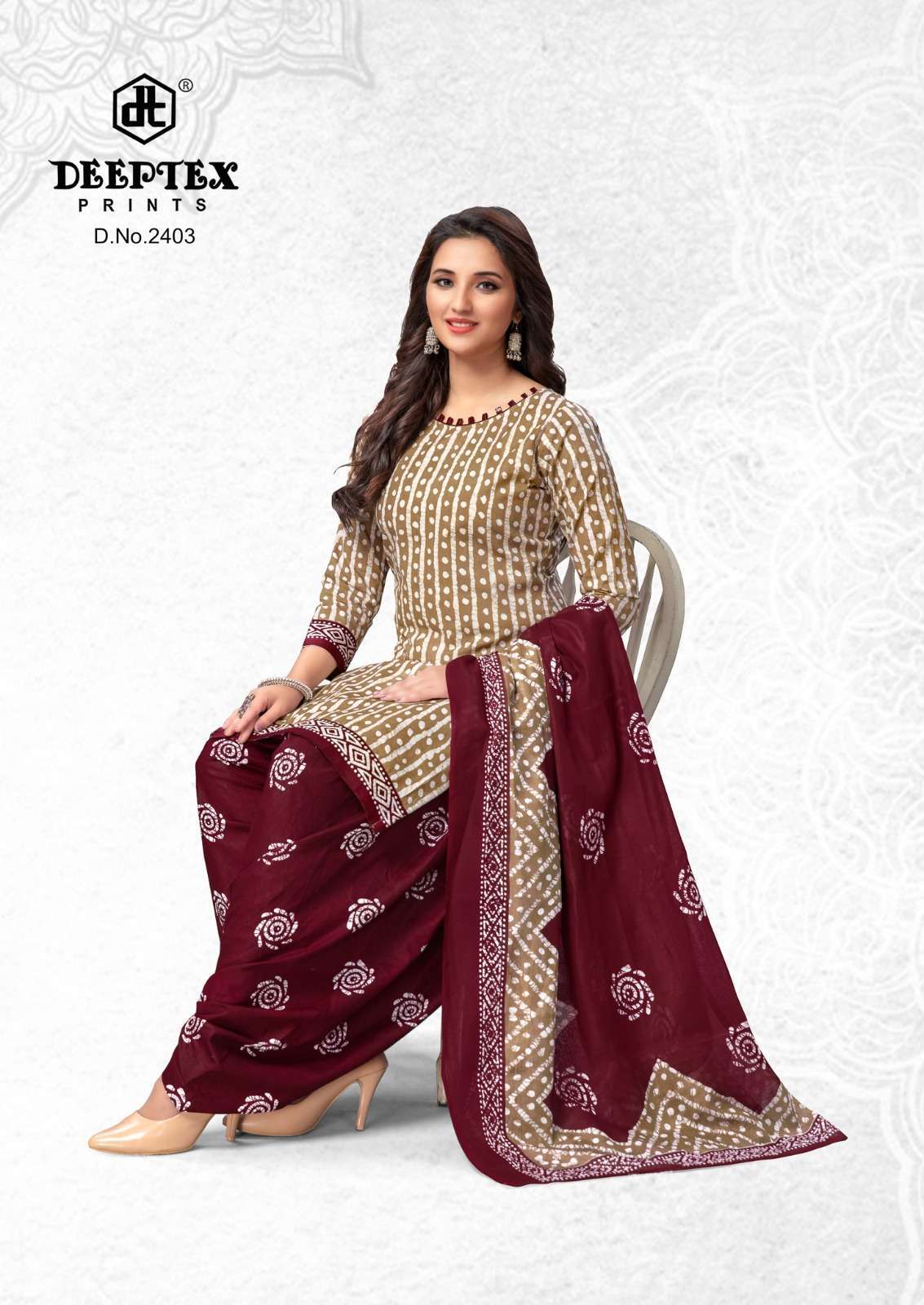 Deeptex Batic Vol-24 Unstitched Fancy Dress Material in Surat