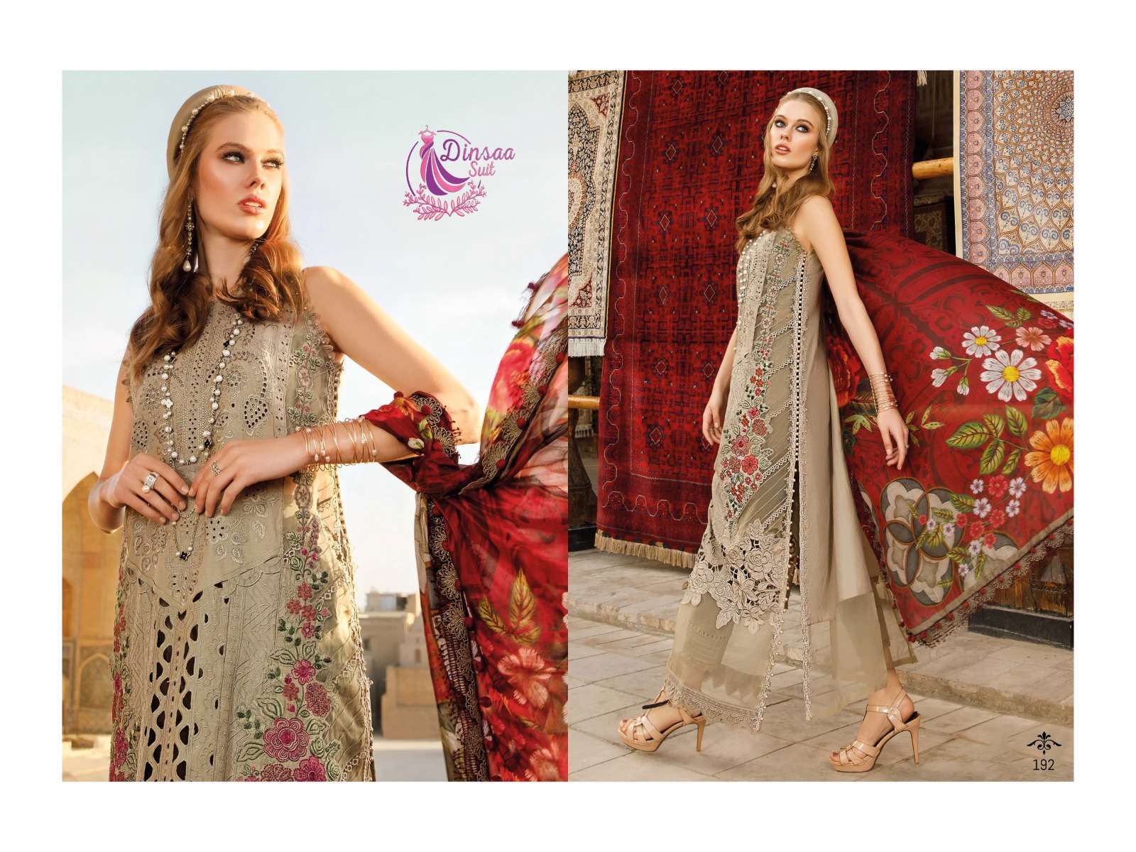 Dinsaa Maria B Vol 1 Pakistani Suits catalog online shopping