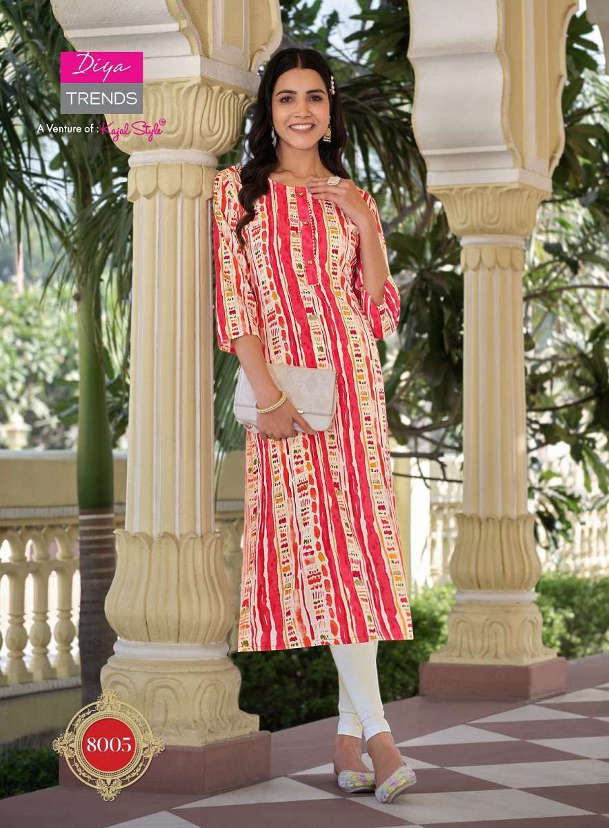 Diya Trends Garden City Vol-8 Surat designer kurtis wholesale