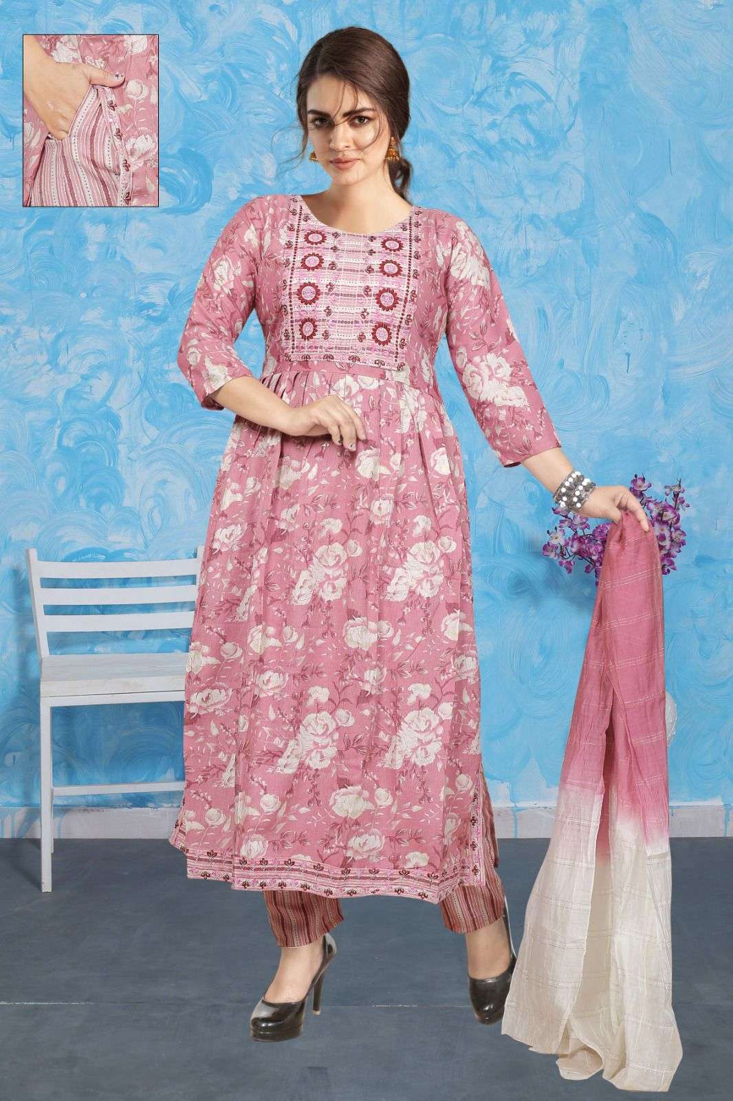 SMYLEE FIRANGI BY RUNG RAYON DAILY WEAR LADIES KURTI COLLECTION -  textiledeal.in