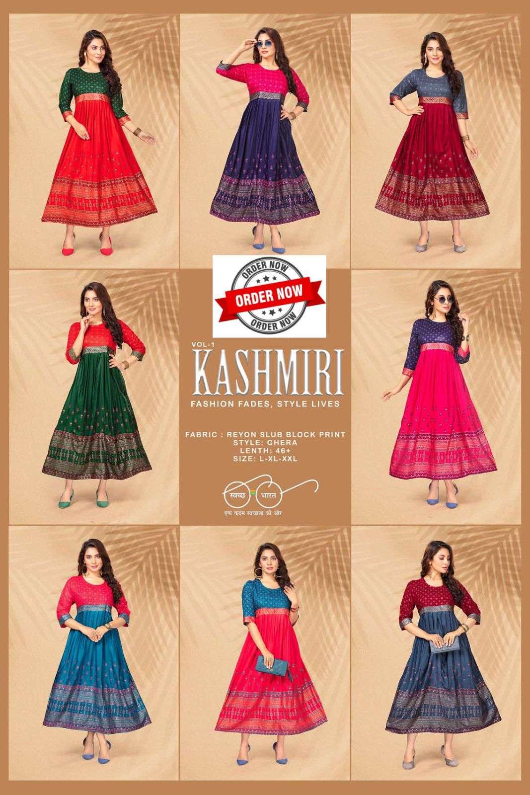 FT KASHMIRI VOL.1  Kurti manufacturers and suppliers