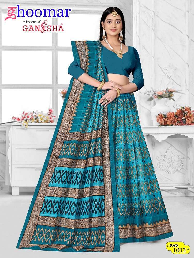 Ghoomar Ganesha Vol-1 -Cotton Wholesale silk saree manufacturers in Ahmedabad