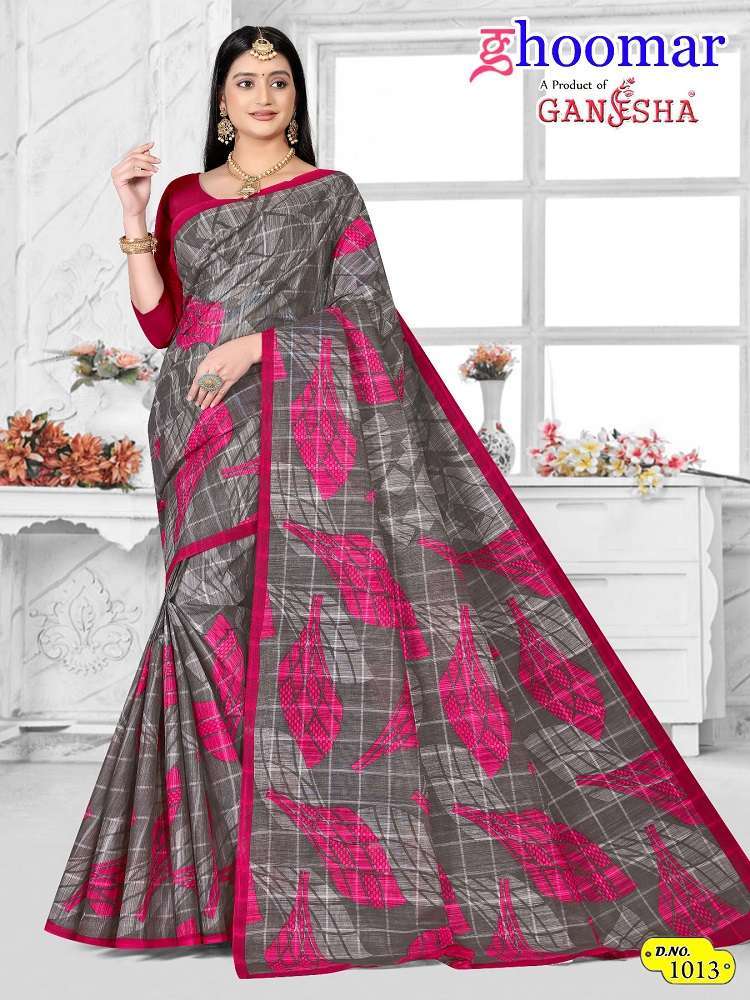Ghoomar Ganesha Vol-1 -Cotton Wholesale silk saree manufacturers in Ahmedabad