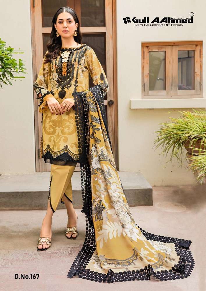 Gull Aahmed Lawn Collection Vol-18 -Surat wholesale dress material market address