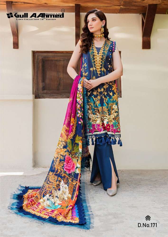 Gull Aahmed Lawn Collection Vol-18 -Surat wholesale dress material market address